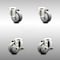 Service Caster 3 Inch 316SS Thermoplastic Rubber Wheel Swivel Bolt Hole Caster Brakes SCC, 2PK SCC-SS316BH20S314-TPRB-2-TLB-2 - alternate 1